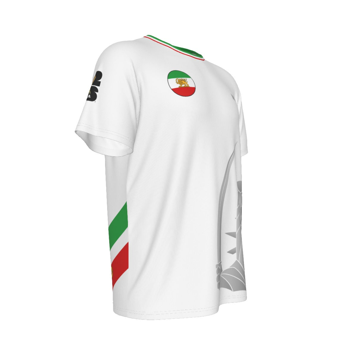 The Real IRAN Team Melli Lion and Sun Flag soccer/football Jersey - No Number