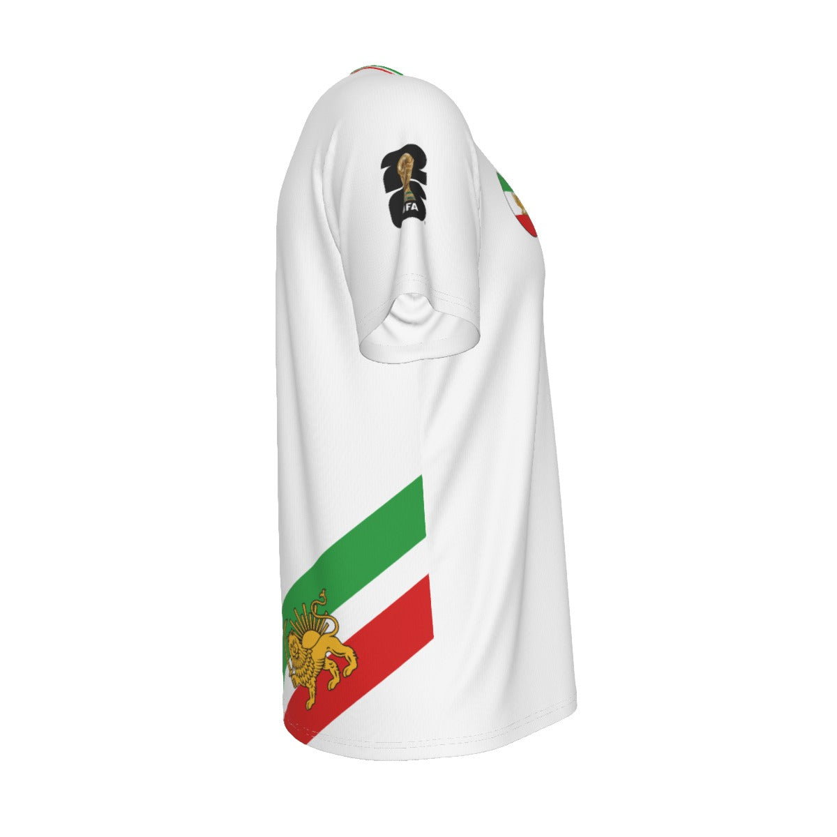 The Real IRAN Team Melli Lion and Sun Flag soccer/football Jersey - No Number